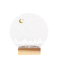 Przejdź do produktu Świecznik na tealight ze szkłem DOMKI