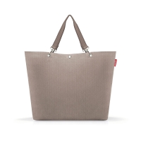 Przejdź do produktu Torba SHOPPER XL, herringbone mokka