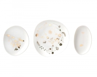 Przejdź do produktu Zestaw 3 talerzyków Wonderland, ogród, porcelana